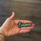 Personalized SHCS keychain/earrings