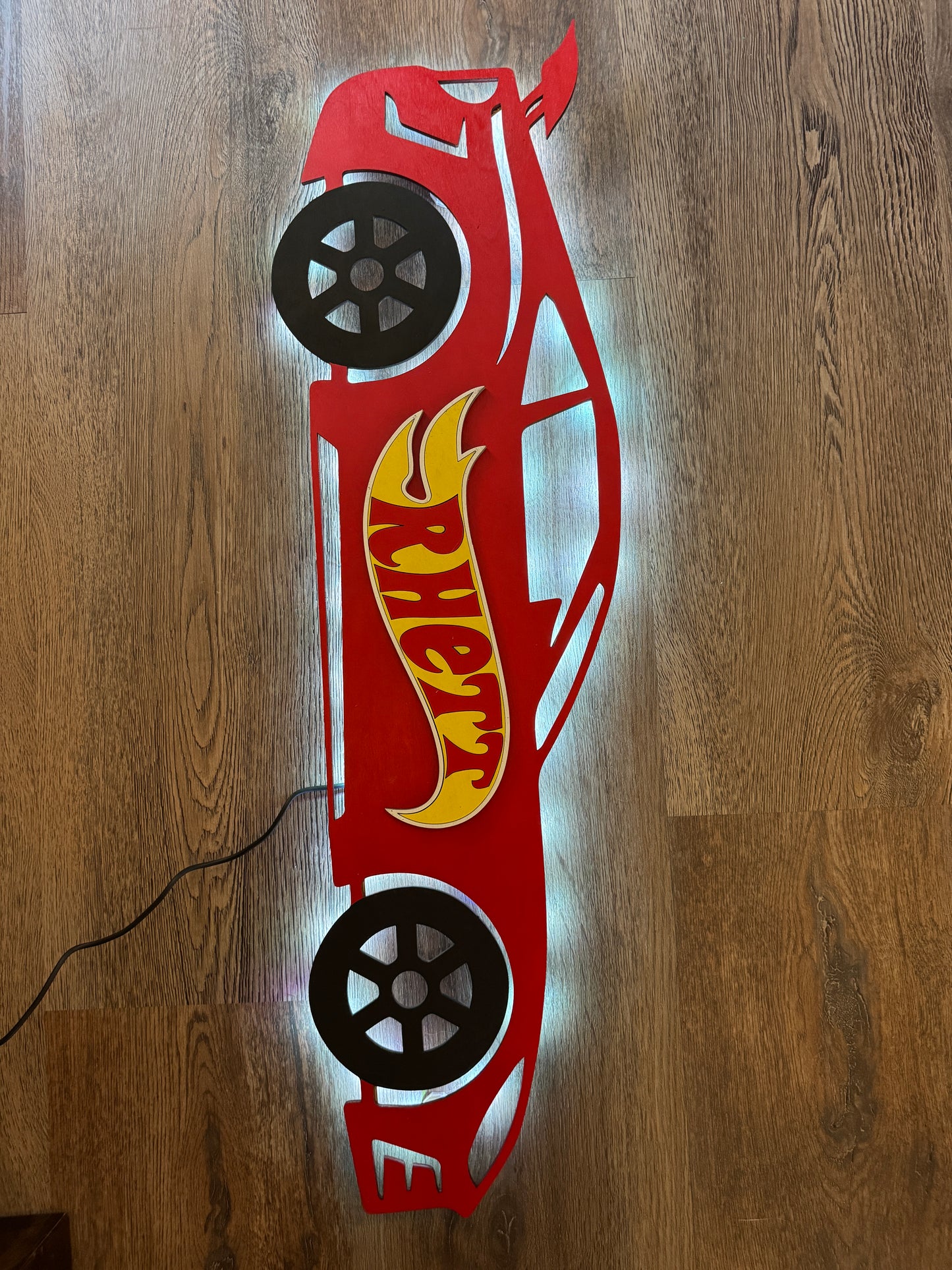 Race Car Bedroom Sign