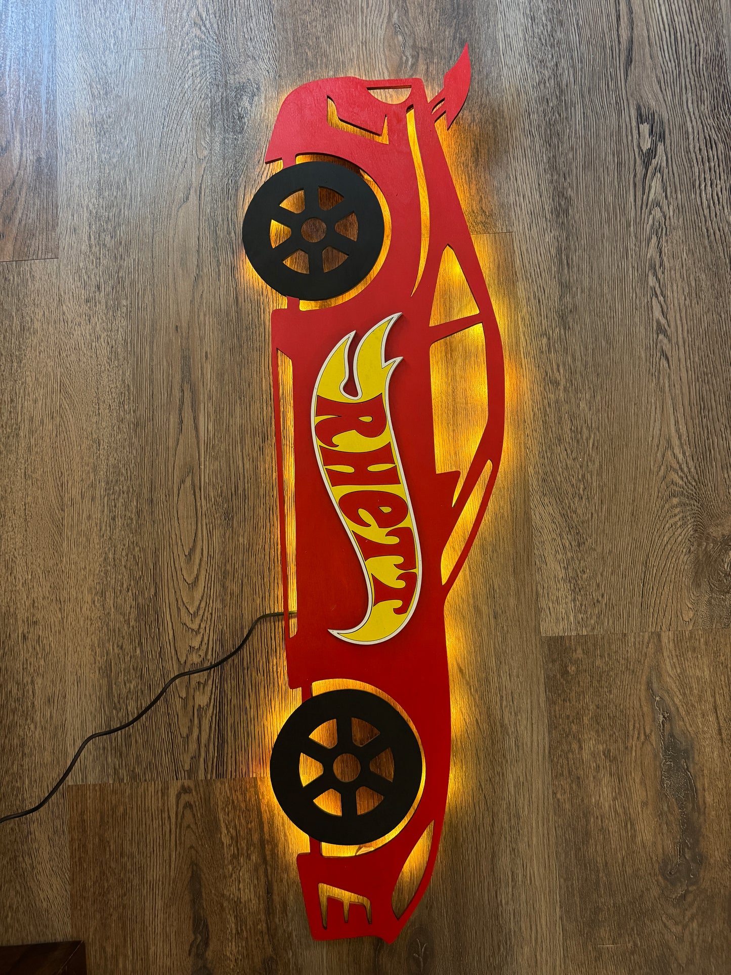 Race Car Bedroom Sign