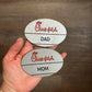Halloween Name Tag & Costume