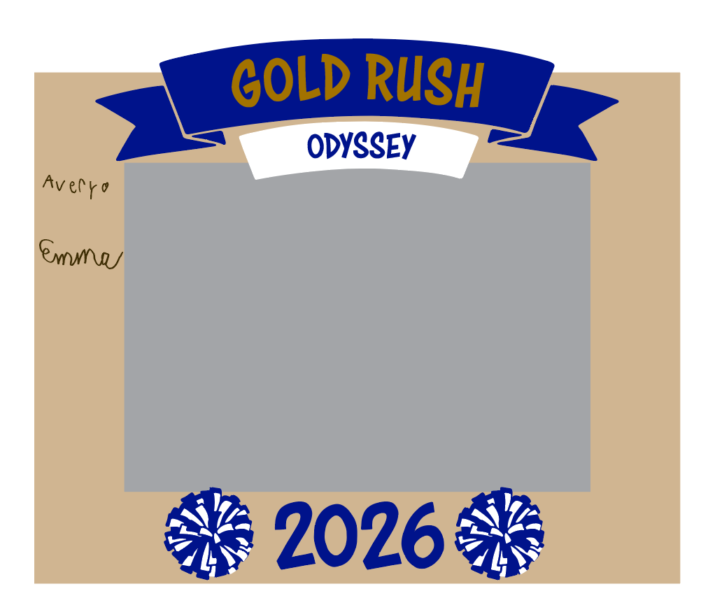 Gold Rush Odyssey Cheer Frame