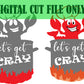 Digital Cut File Crawfish Door Hanger