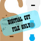 Digital Cut File for Tooth Fairy Door Hanger