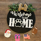 15" Welcome Door Hanger w/ interchangeable shapes