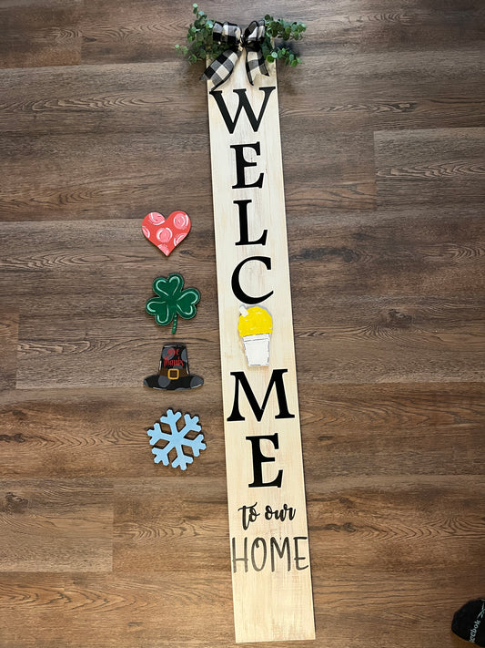 Welcome to our Home Sign