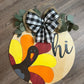 DIY "Hi" Turkey Door Hanger