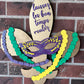 Mardi Gras Door Hanger