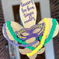 Mardi Gras Door Hanger