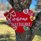 Welcome Sweetheart Door Hanger