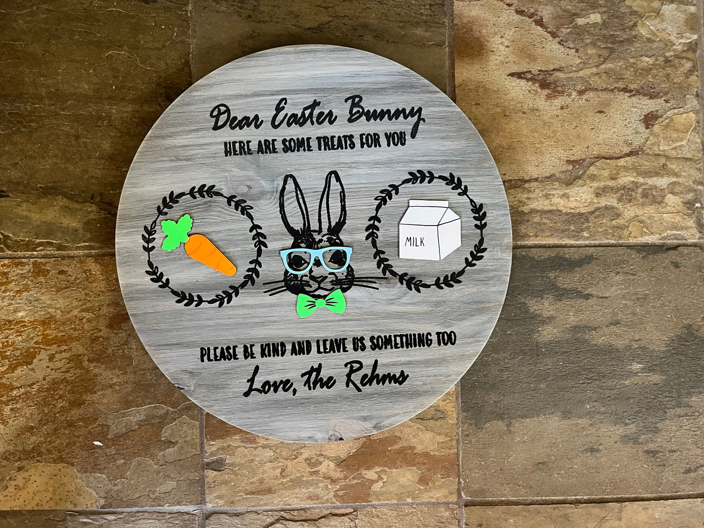 Engraved Easter Serving Board