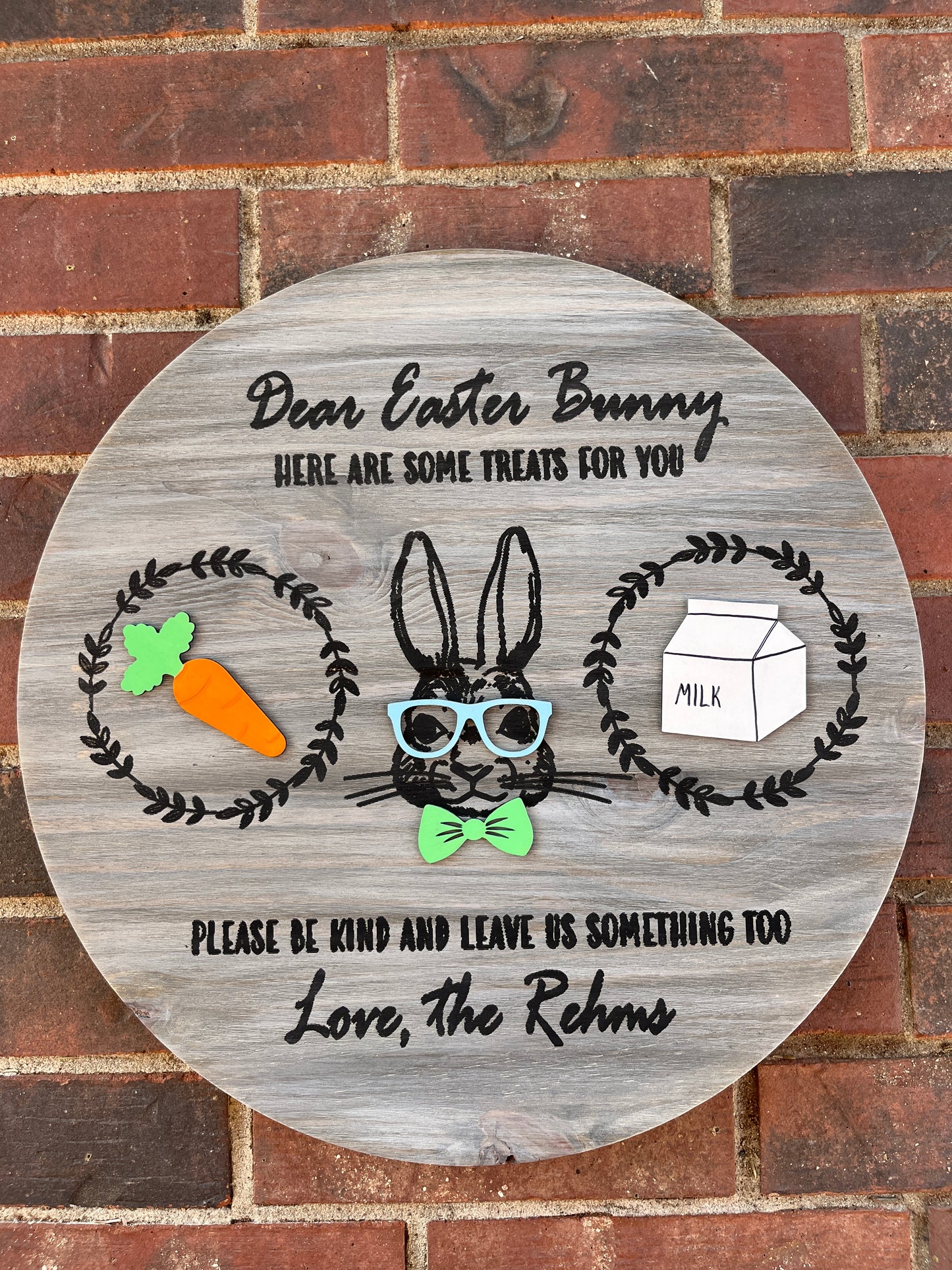 Engraved Easter Serving Board