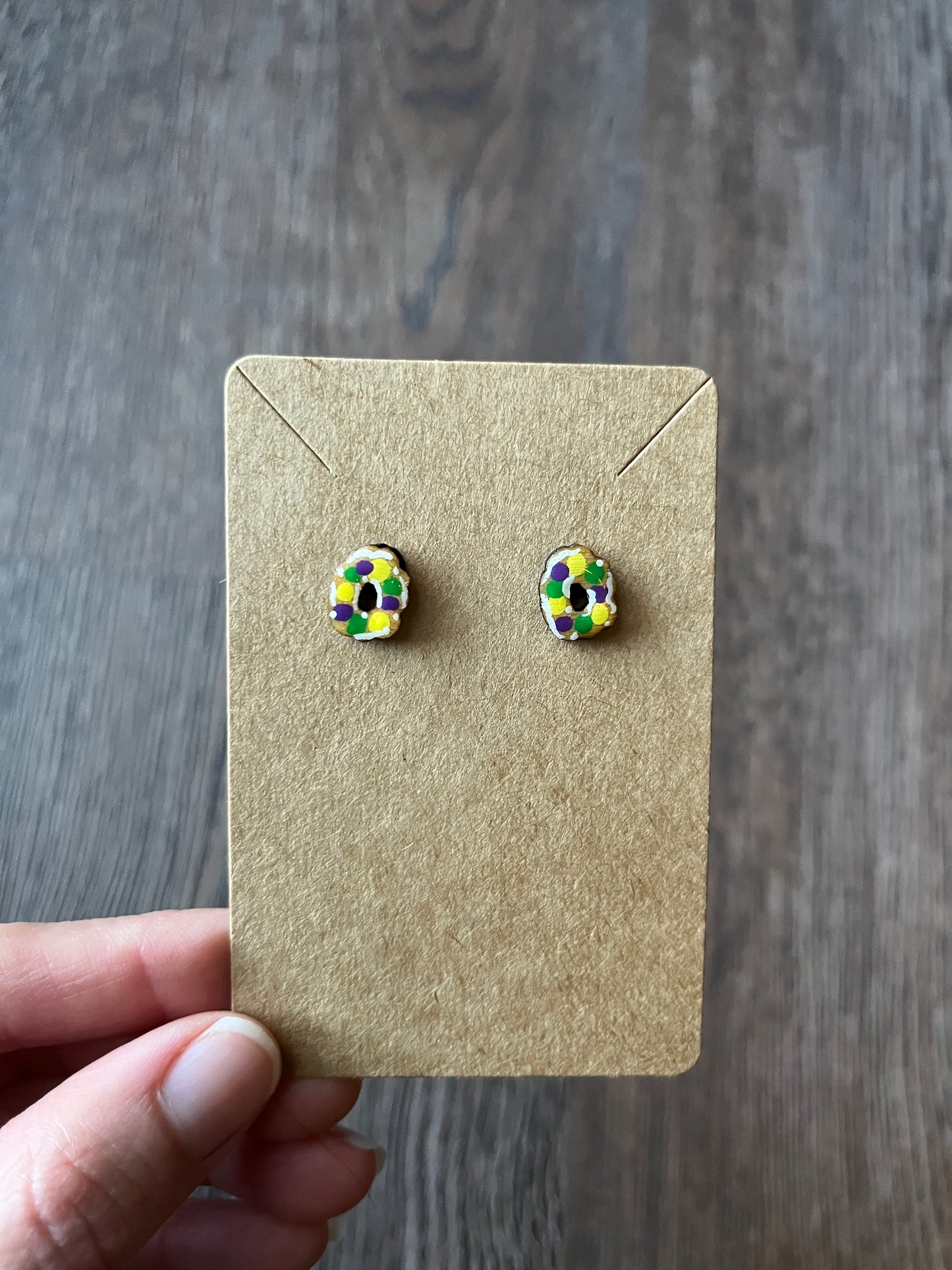 King Cake Earrings