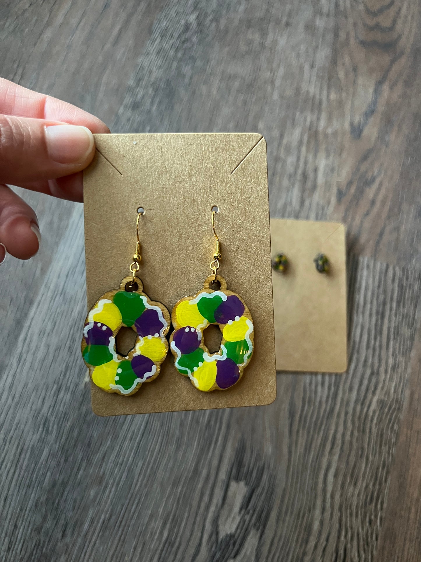 King Cake Earrings