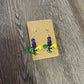 Mardi Gras Fleur de Lis Earrings