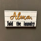 Shiplap Magnetic Alexa Sign