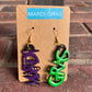 Mardi Gras Earrings