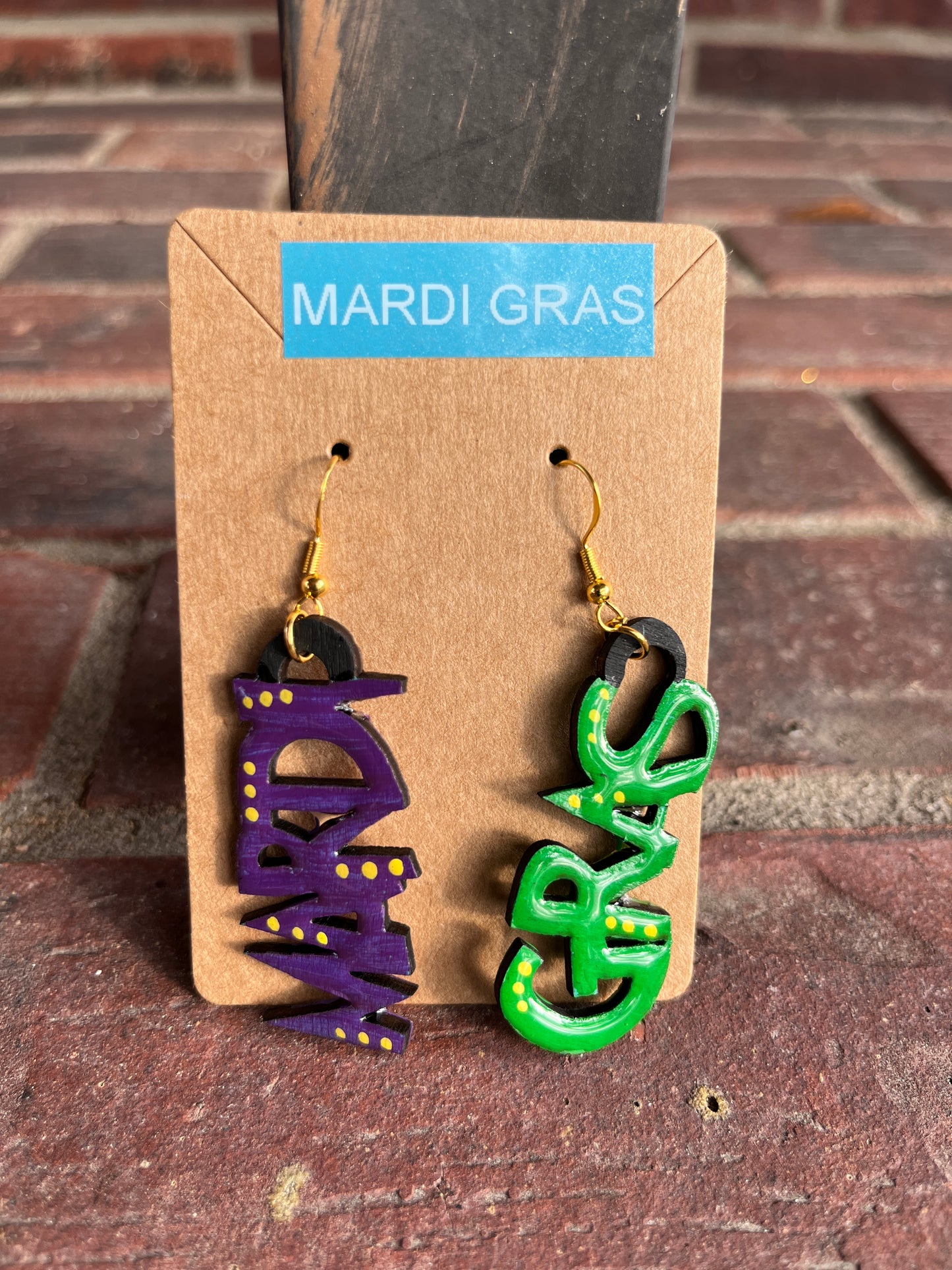 Mardi Gras Earrings