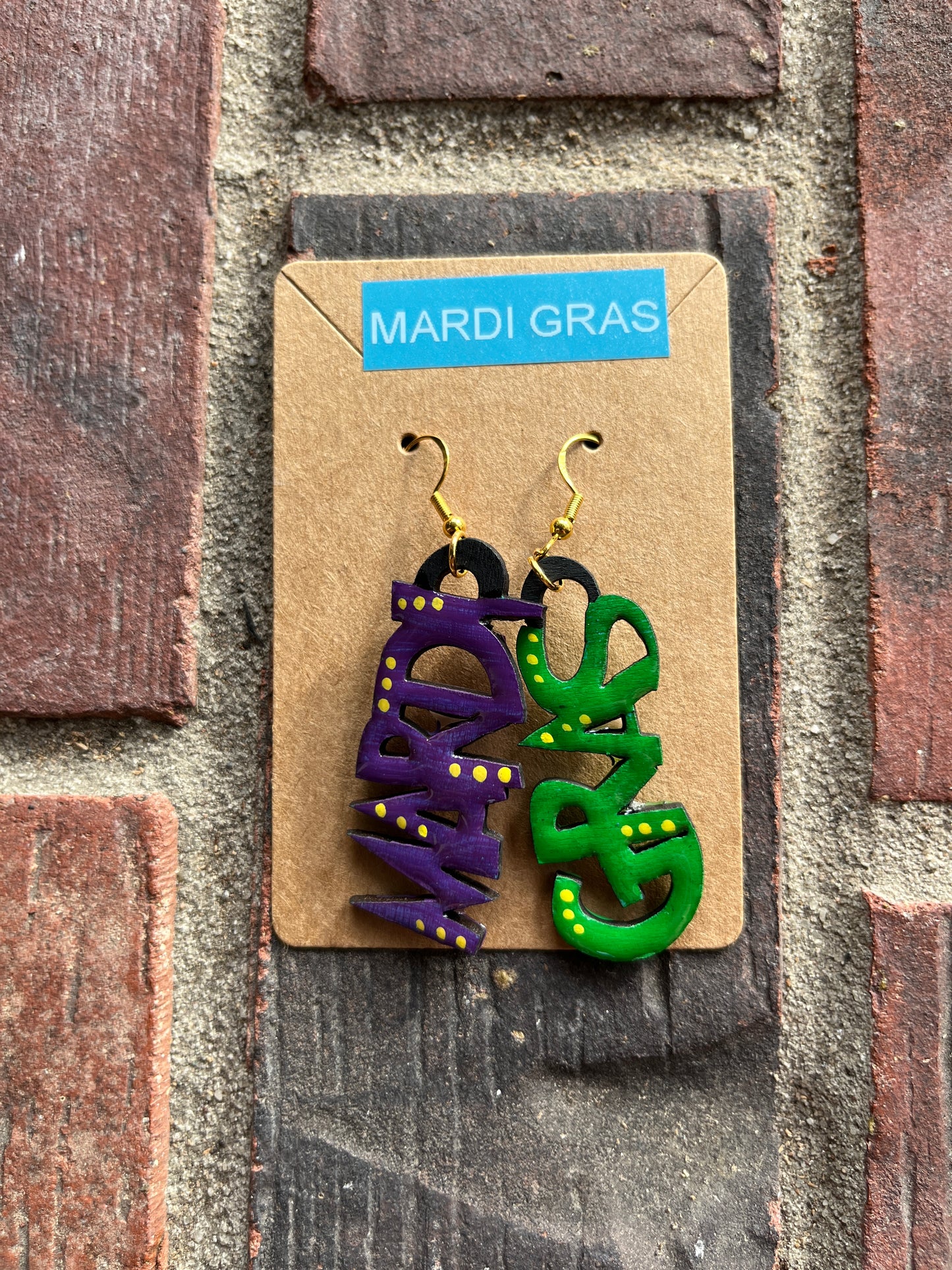 Mardi Gras Earrings