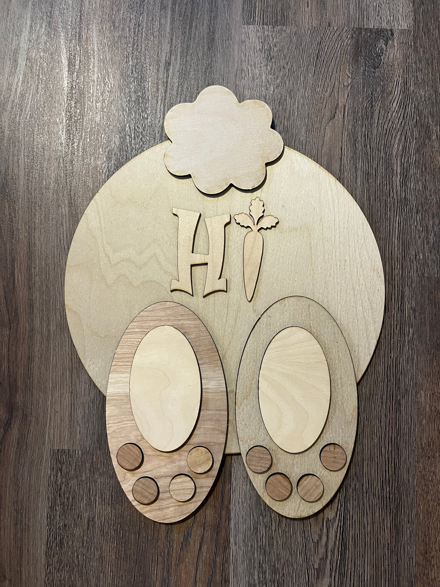 DIY Bunny Butt Door Hanger