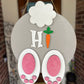 Bunny Butt Door Hanger