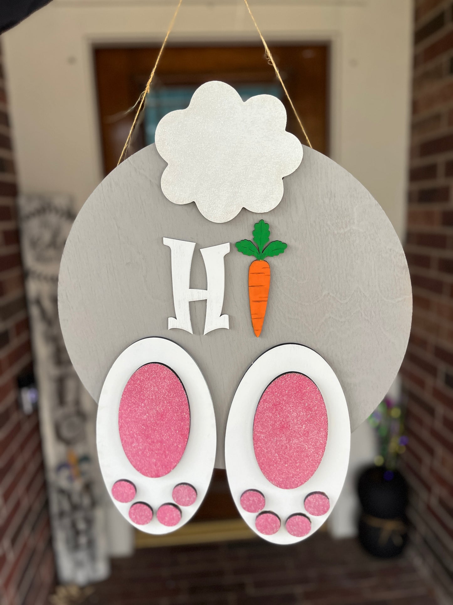 Bunny Butt Door Hanger