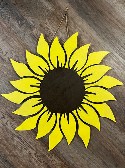 Sunflower Door Hanger