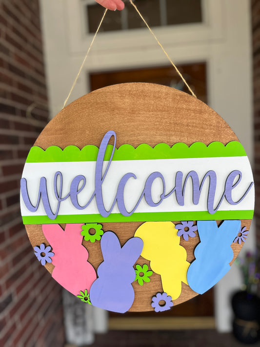 Round Peep Door Hanger