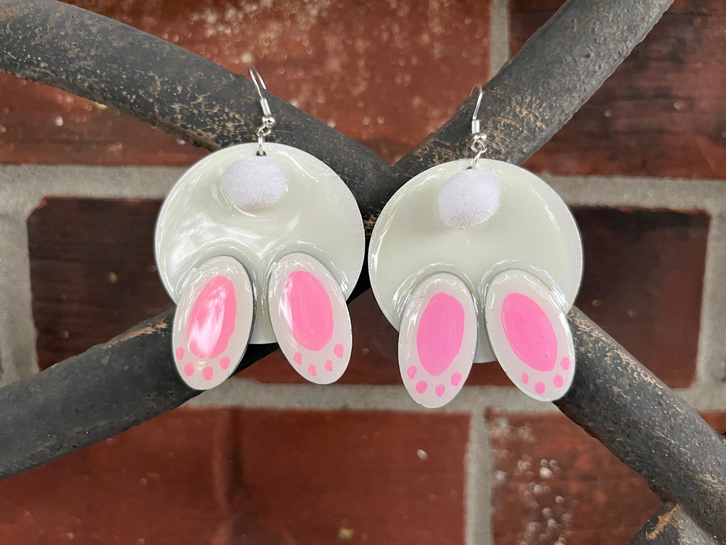 Bunny Butt Earrings