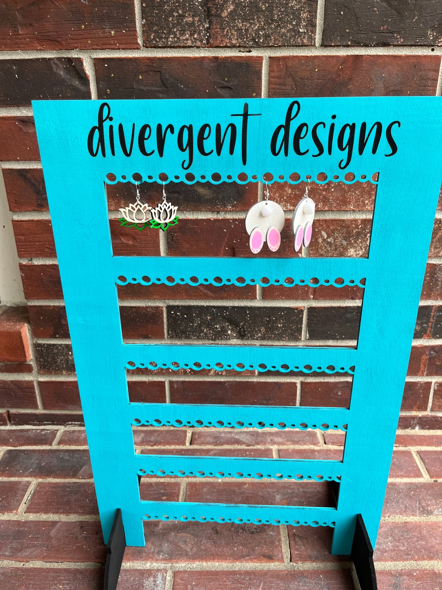 Personalized Earring Display Holder