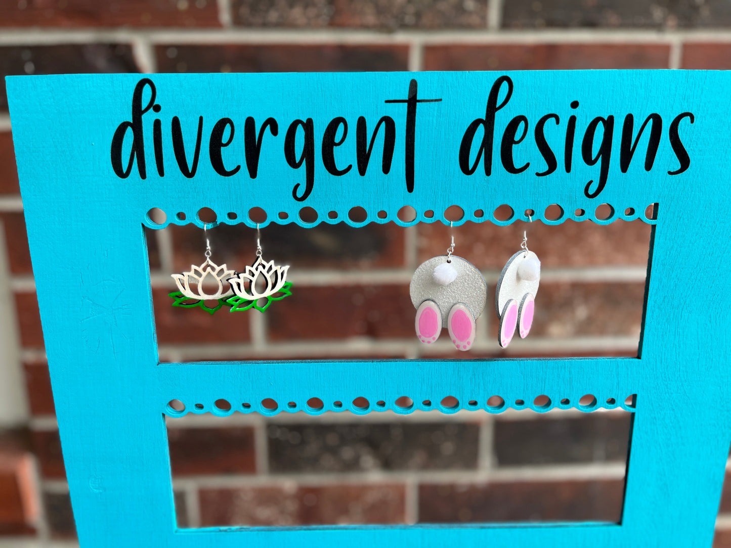 Personalized Earring Display Holder