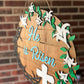 He is Risen Easter Door Hanger
