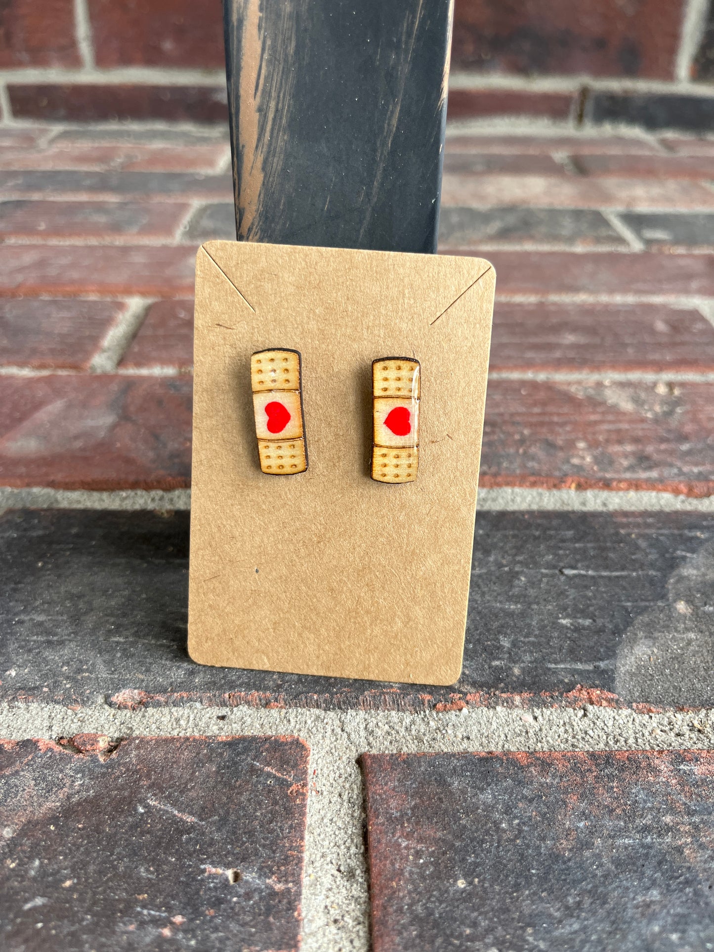 Nurse Bandaid Stud Earrings