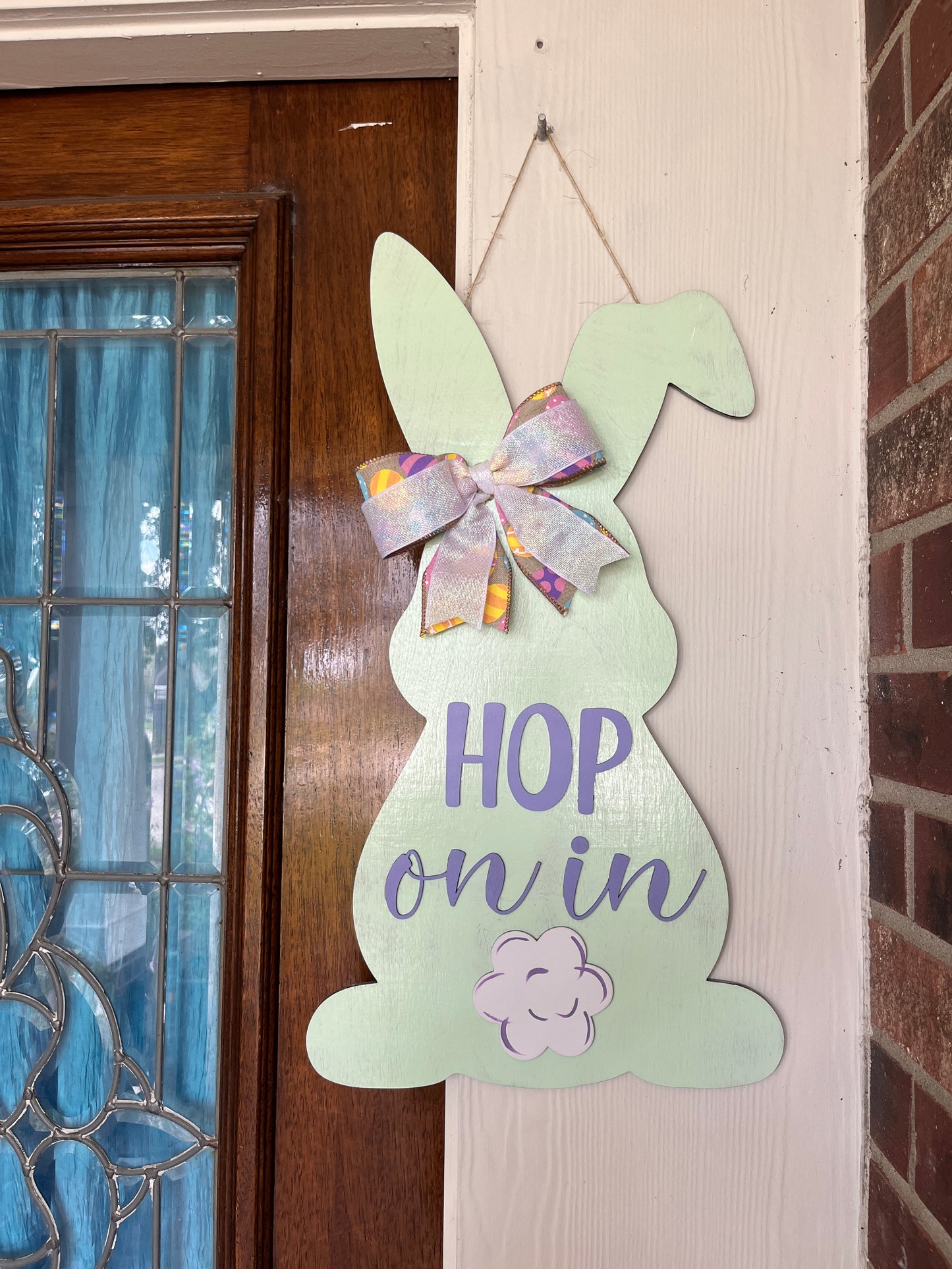 Hop On In Door Hanger