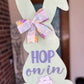 Hop On In Door Hanger