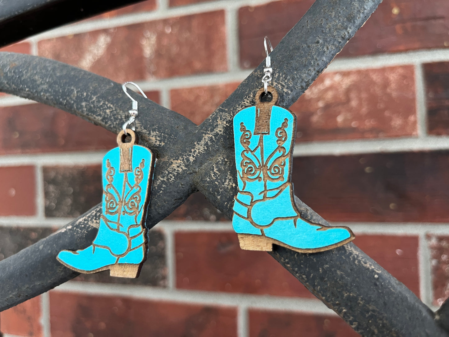 Cowgirl Boot Earrings