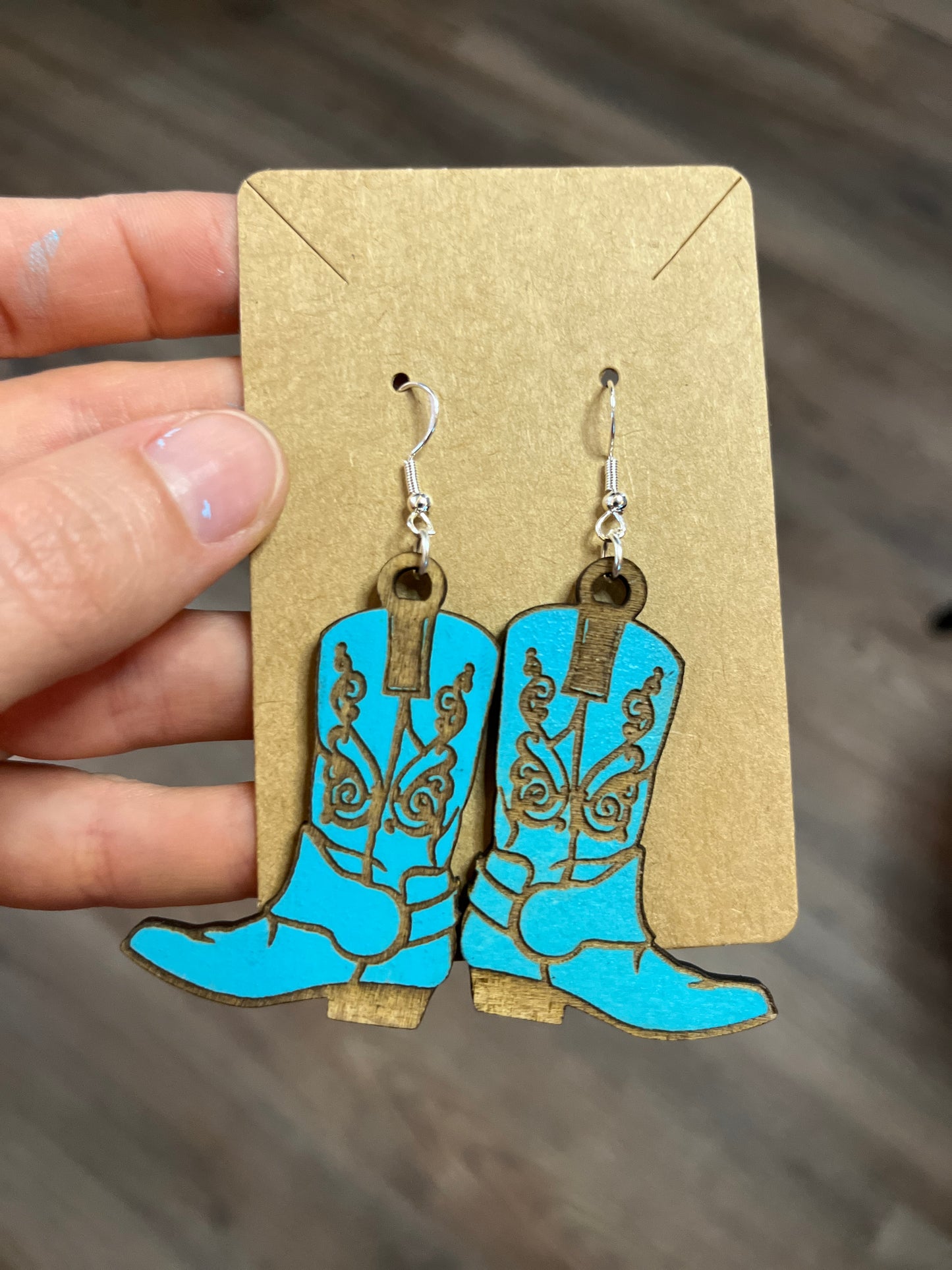 Cowgirl Boot Earrings