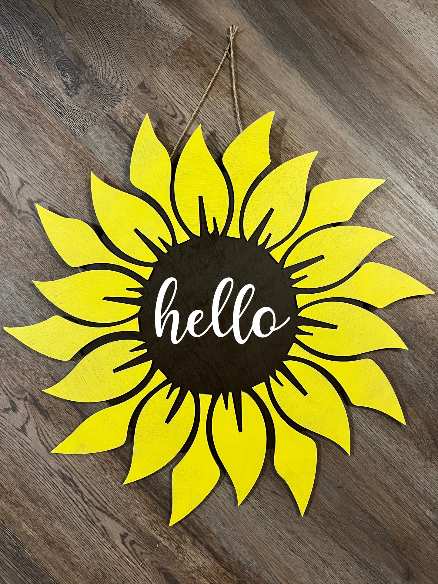 Sunflower Door Hanger