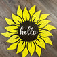 DIY Sunflower Door Hanger