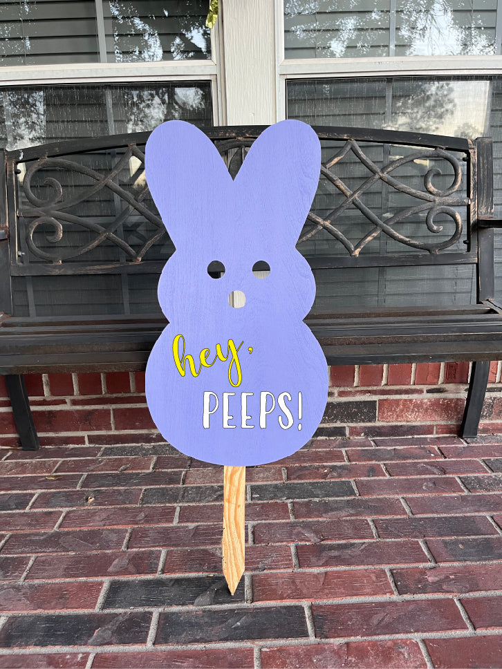 DIY Peep Yard Sign